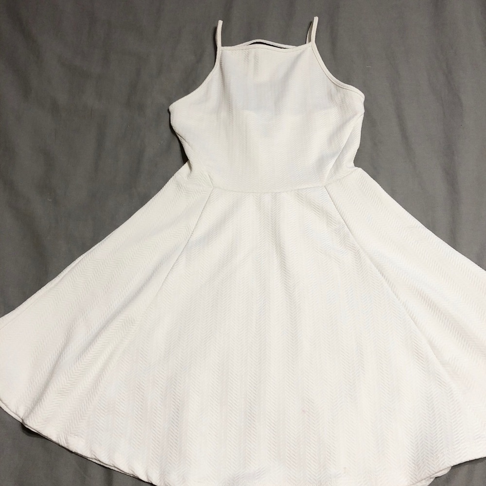 Skater dress white size 6